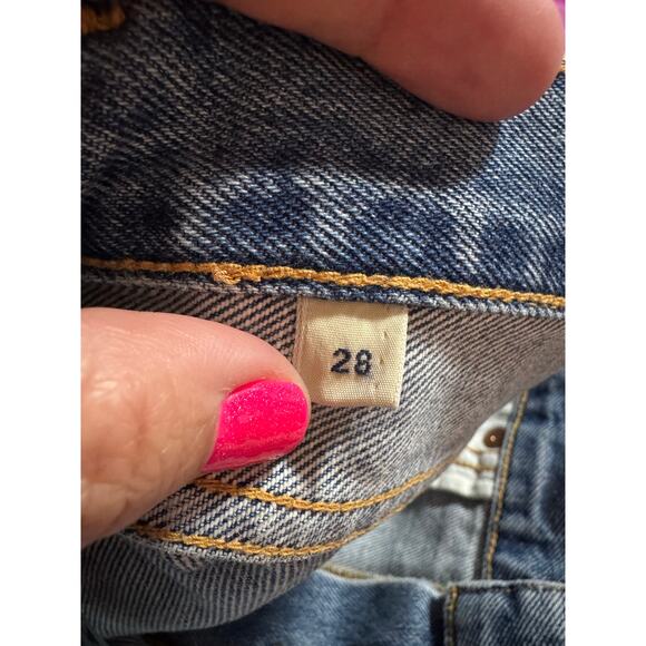 Citizens of Humanity Emery Crop Distressed Relaxed Straight In Heatwave Wash 28 - Picture 16 of 16